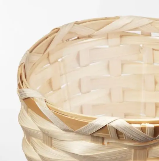 Natural bamboo plant basket handmade in Viet Nam