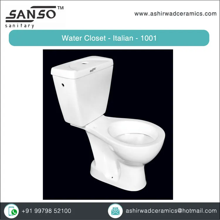 Wholesale Selling Supreme Quality Asian Dual-Flush Ceramic Water Closet Toilet at Minimal Price