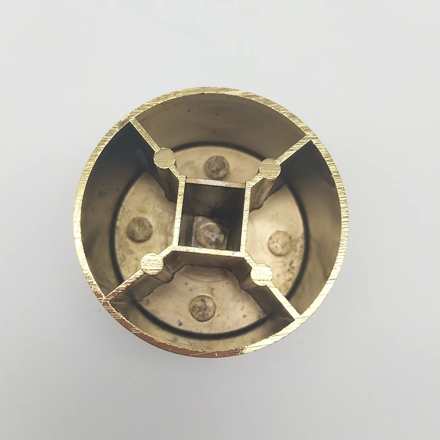 Custom zinc alloy gold finish gas stove knob