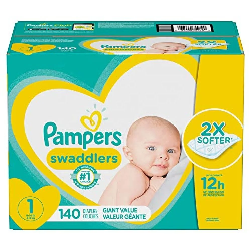 Disposable Baby Diapers Pampers Swaddlers
