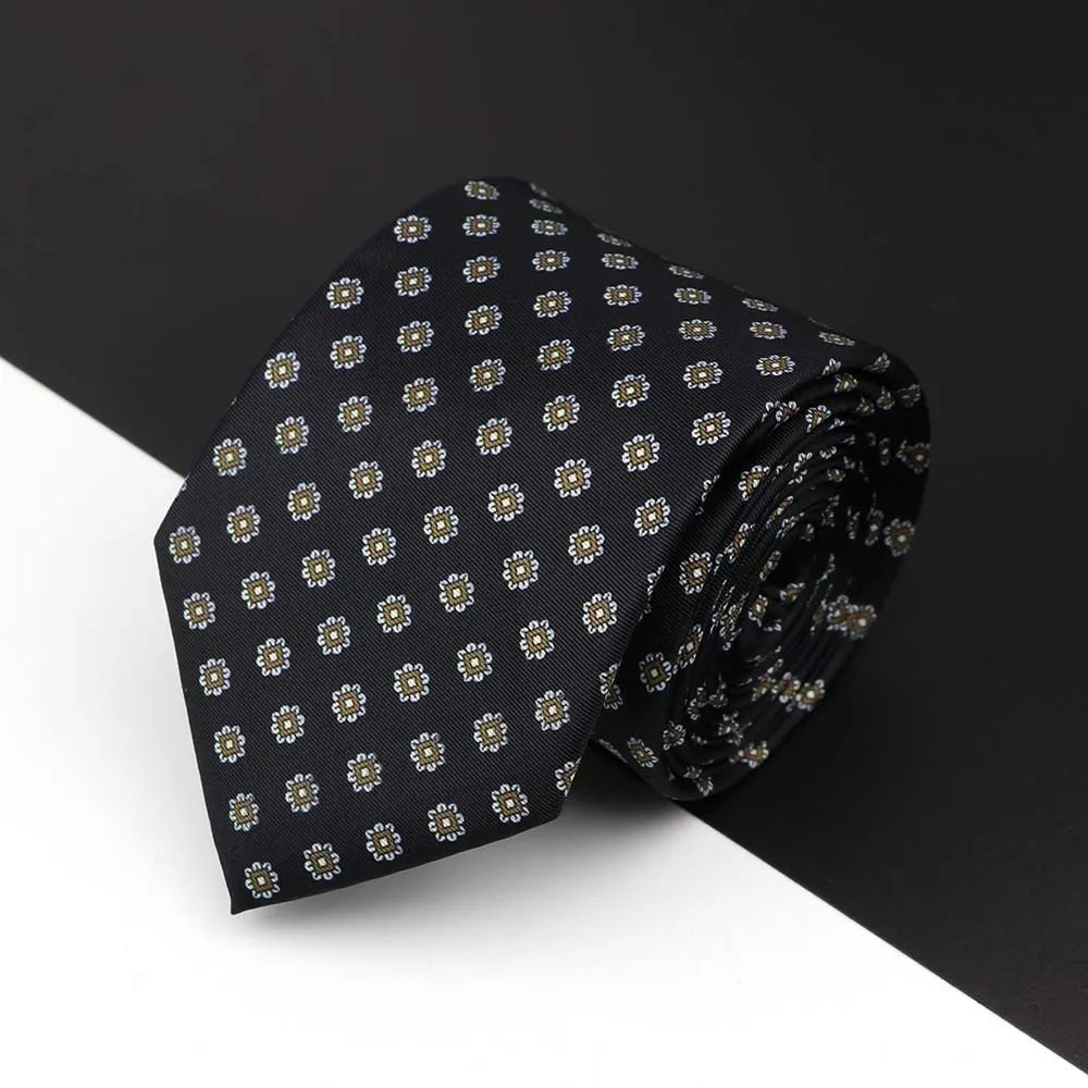  Супер мягкий шелковый галстук из полиэстера для мужчин формальный 7 см тонкий