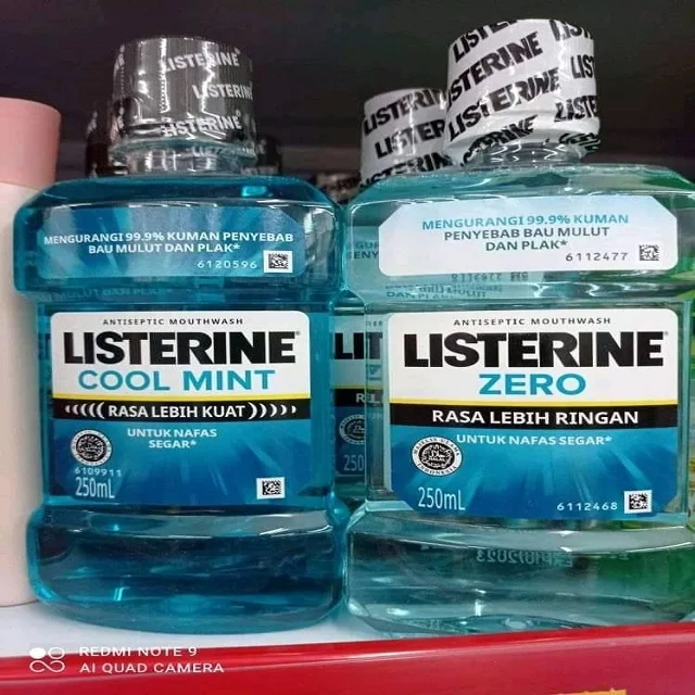  Высококачественный жидкость для полоскания рта Listerine Bright & Clean 500 мл