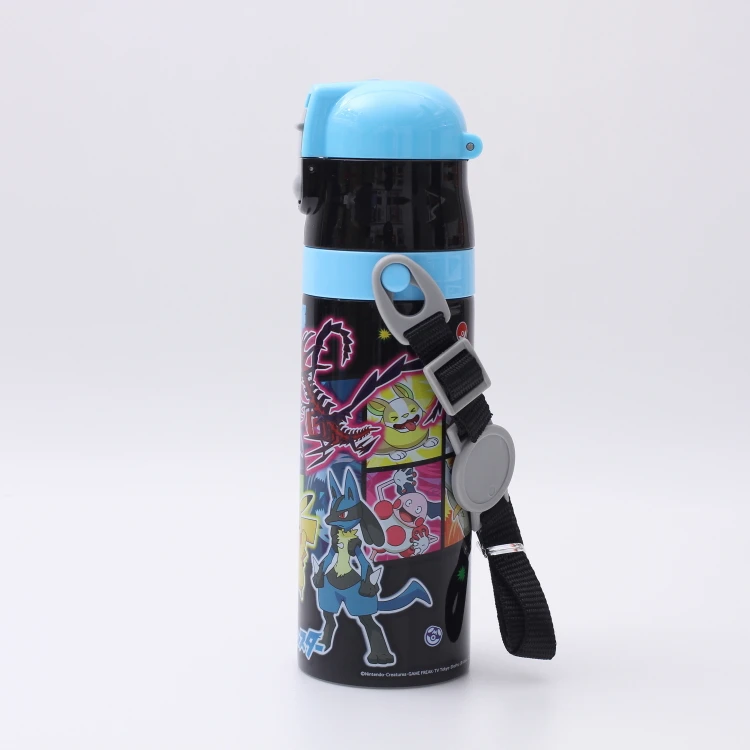 Детская бутылка для воды из нержавеющей стали с одним нажатием школы