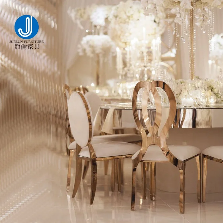 dubai gold banquet chair metal banquet chair