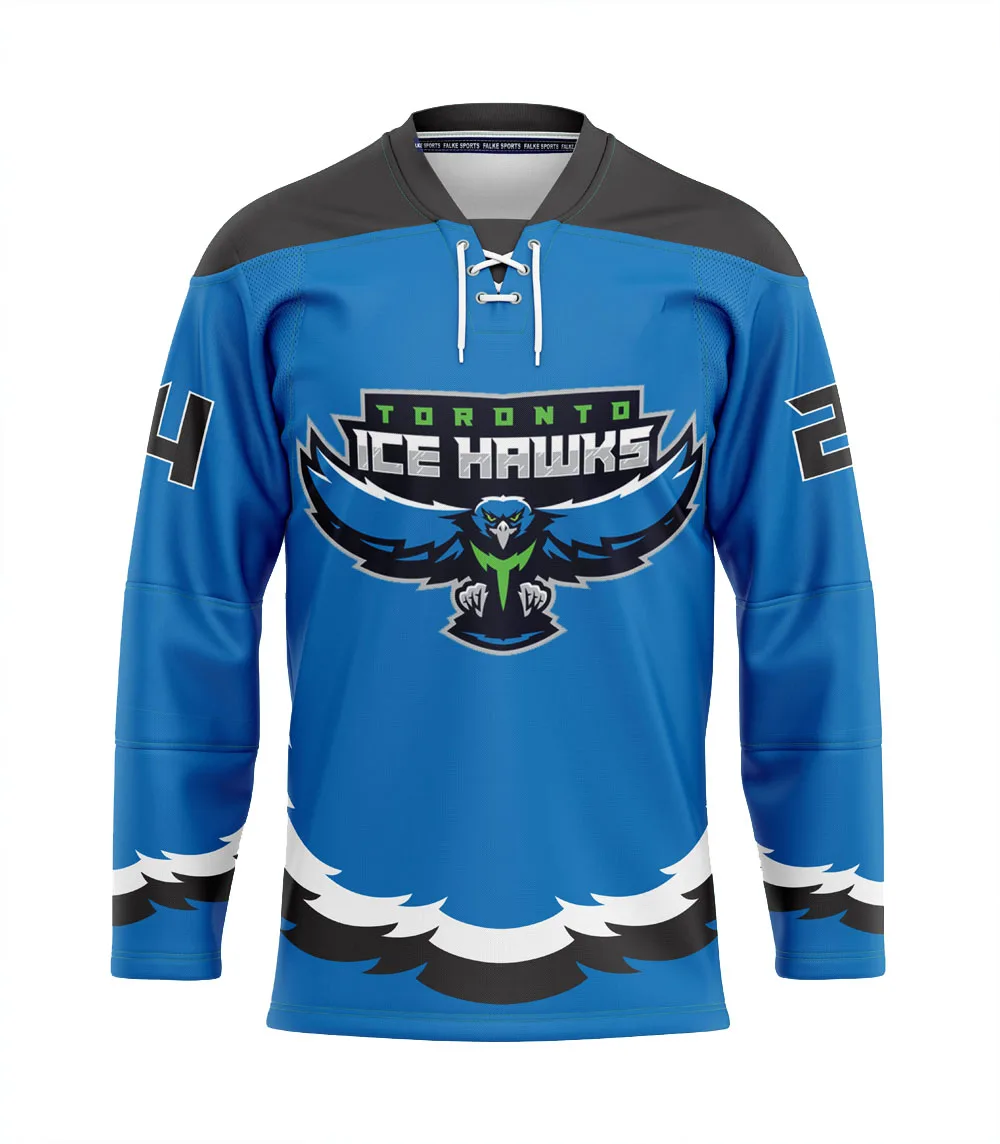 jerseyDesign Professional hockey uniforms V-neck custom team ice hockey jerseys men