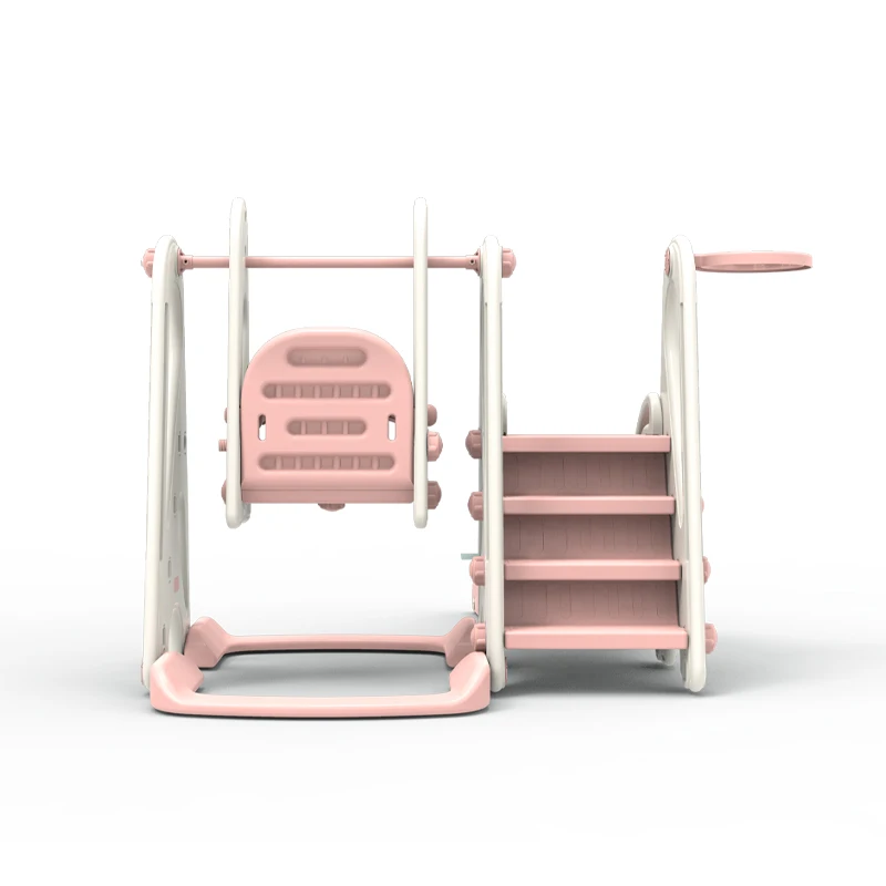 Внутренняя пластиковая низкая цена, высокое качество 3 в 1 дружественные Популярные для горка и качели набор Детская горка и качели детские качели набор слайдов