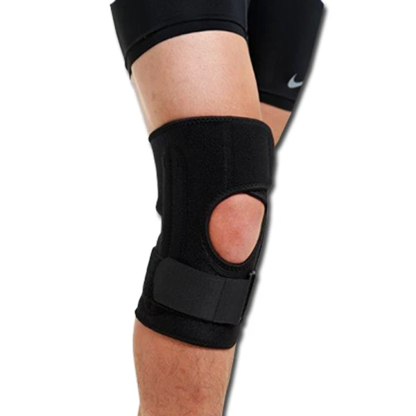 For Runner, Exercise, Soccer, Volleyball With Strengthen Belt Half Open Knee Support