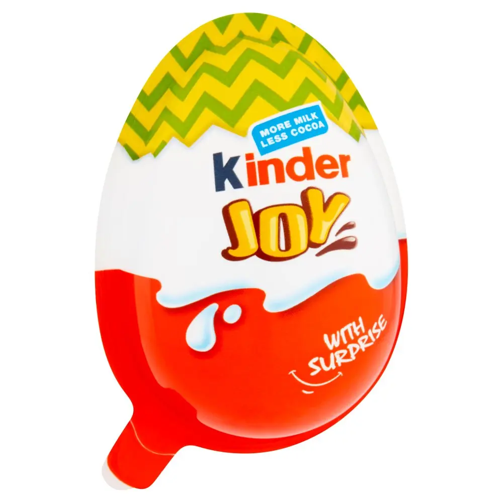 KINDER JOY SURPRISE EGG WITH TOY INSIDE JURASSIC WORLD.12 EGGS.20g.BB 10/12/2022