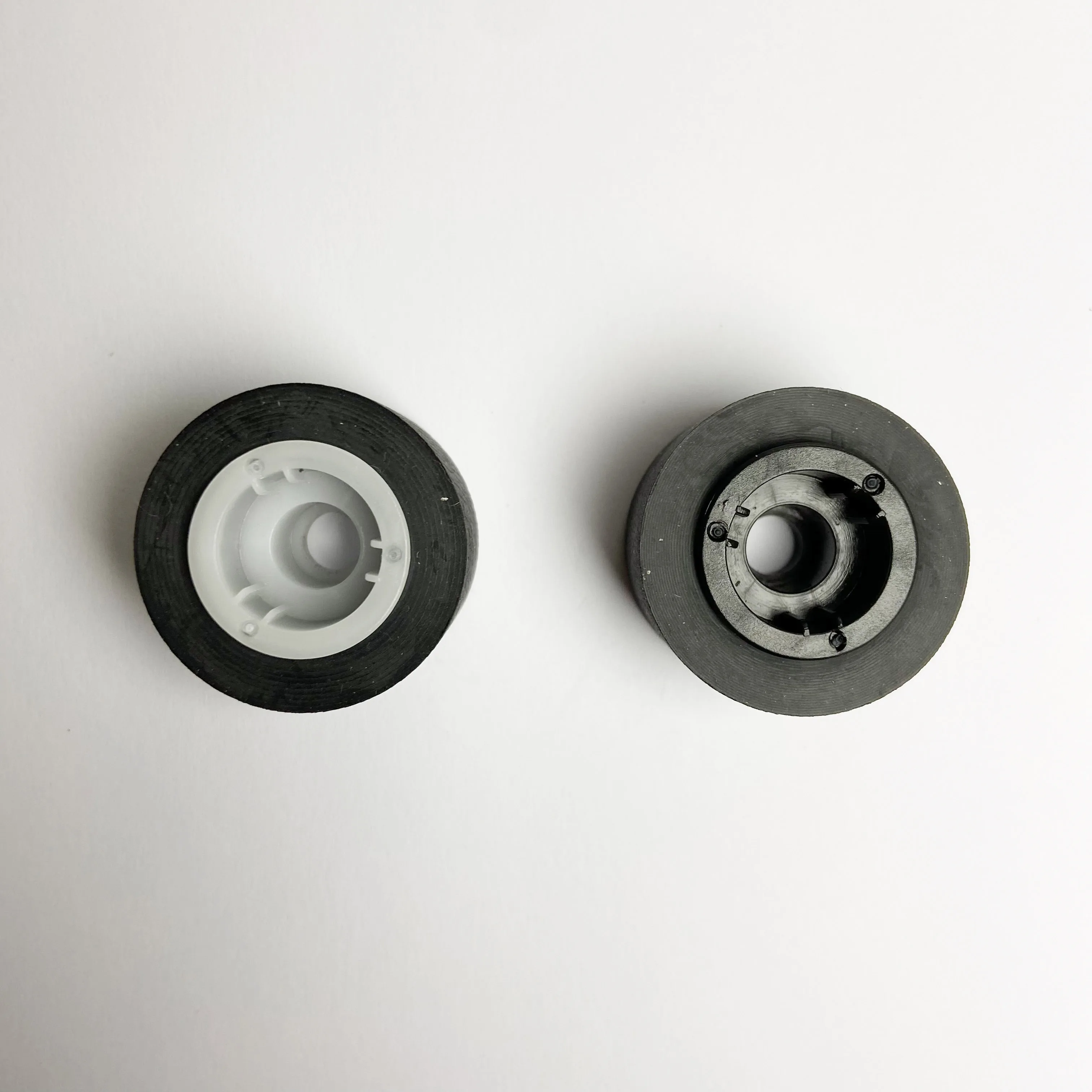 High concentricity rubber coated bearings