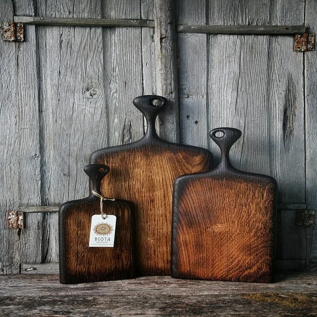 Оптовая продажа, набор из 3 деревянных досок, разделочная доска прямоугольной формы, коричневая разделочная доска по хорошей цене