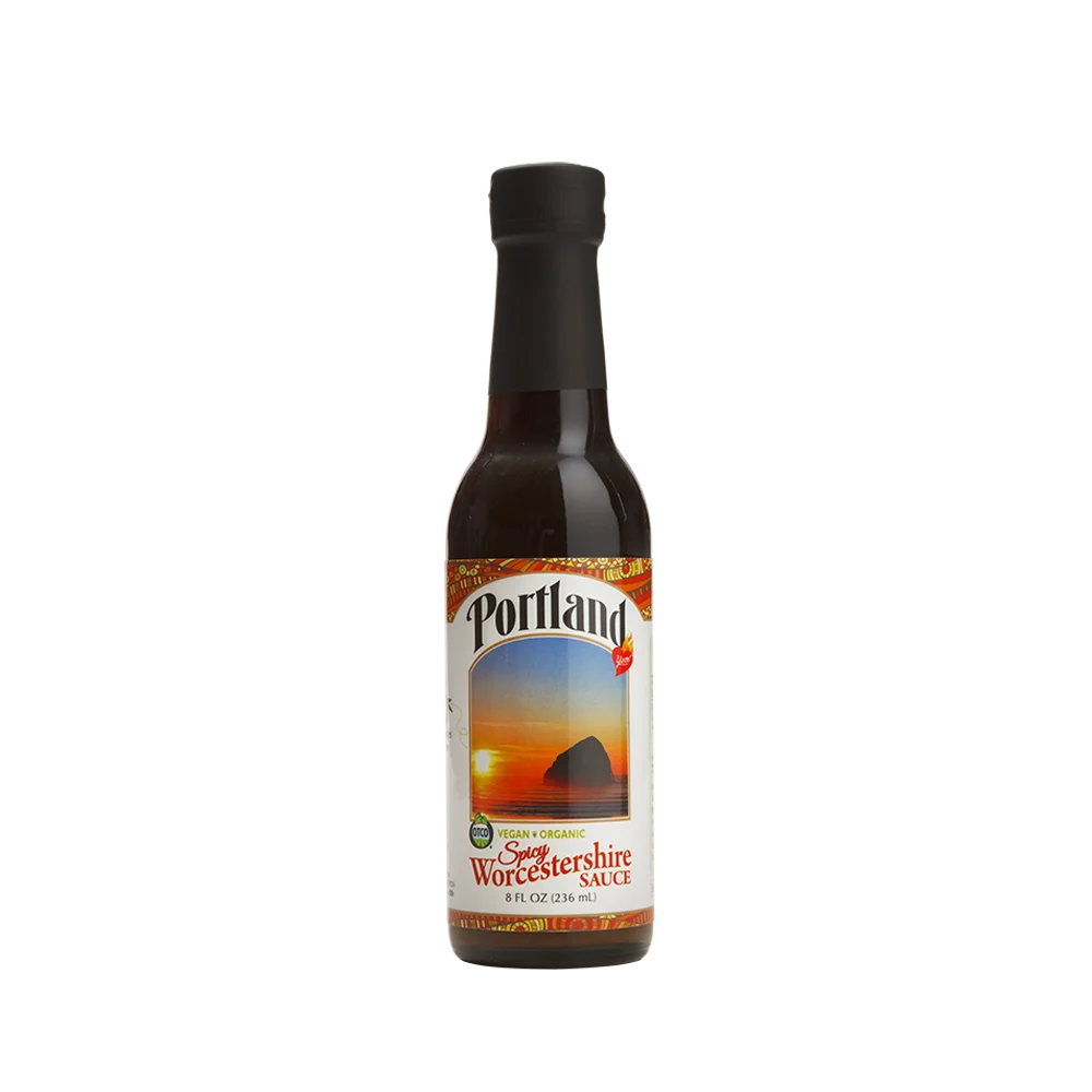 Jazz up your Bloody Mary, marinades and other savory dishes Portland Organic Spicy Worcestershire Sauce 8 oz