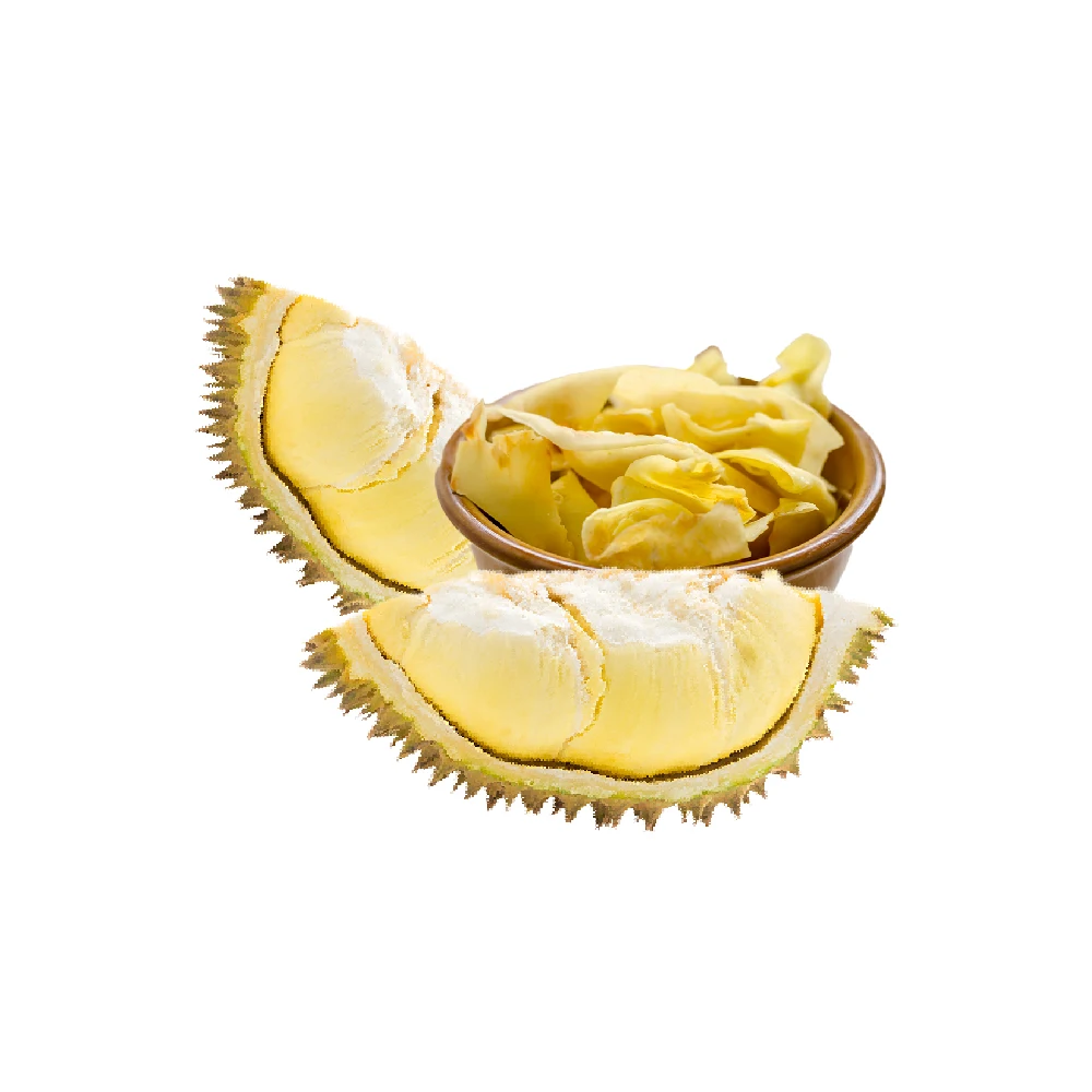 GMP Certificated  Fried Processing Type Salty Taste Fruit Origin Durian Crispy Chip Export From Thailand