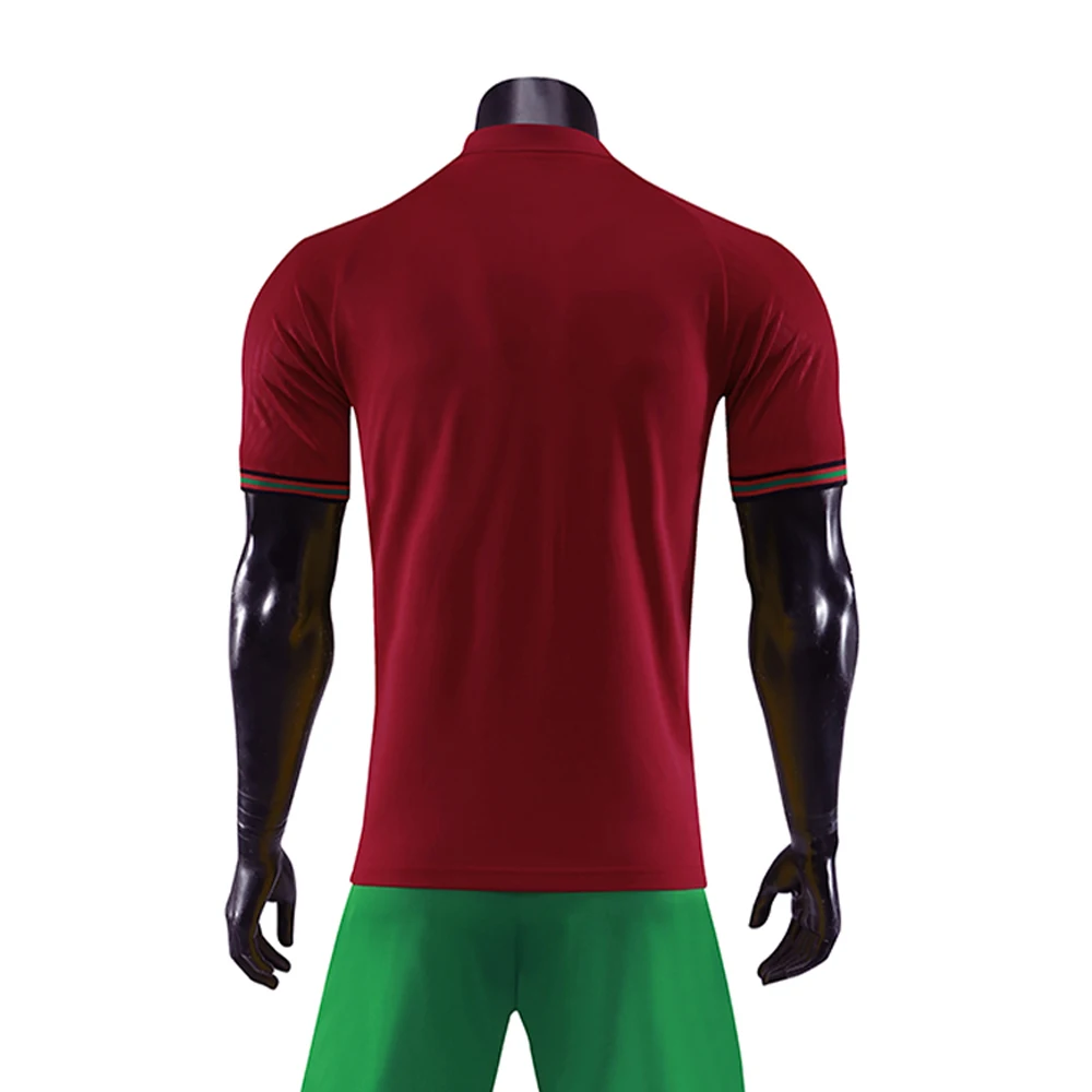 2023 Premium cool blank adults soccer jerseys polo-neck soccer wear national uniform