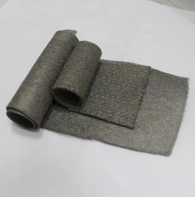 needle punched stainless steel fiber felt