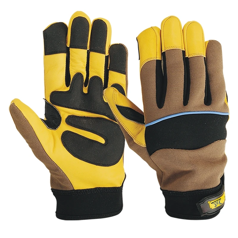 Good Quality Custom your own design Mechanic Gloves Manufacturer low price all solid colors organic material Mechanic glove