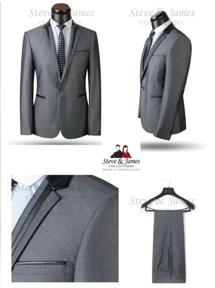 2021 Costume Tailor Made Wedding Suit Male MTM for Men 3 Pieces Jacket Pants Vest Men Suit