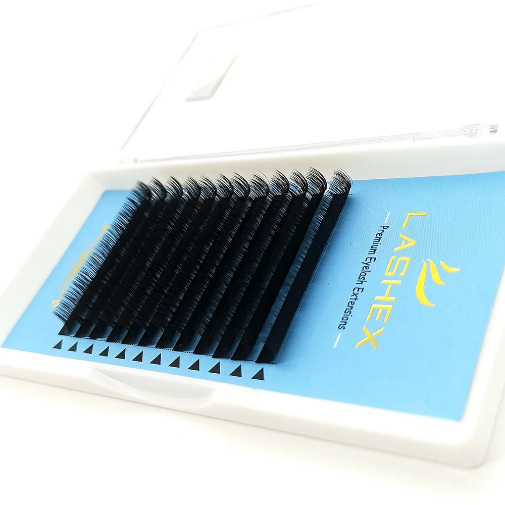 Lashex Wholesale Russia Volume Beauty Lashes  0.03 0.05 0.07 0.1 0.15 0.2 0.25 private label eyelash extensions