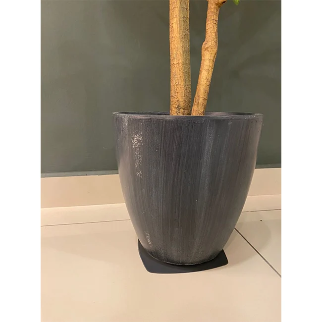 Good Pressure Rubber Material Large Size Insulator Rubber Mat 19.5cm x 19.5cm Suitable For Large Vase Pot Heavy Duty
