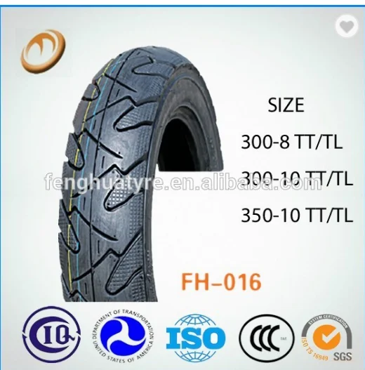 
Qingdao factory motorcycle scooter tyre 350-10 