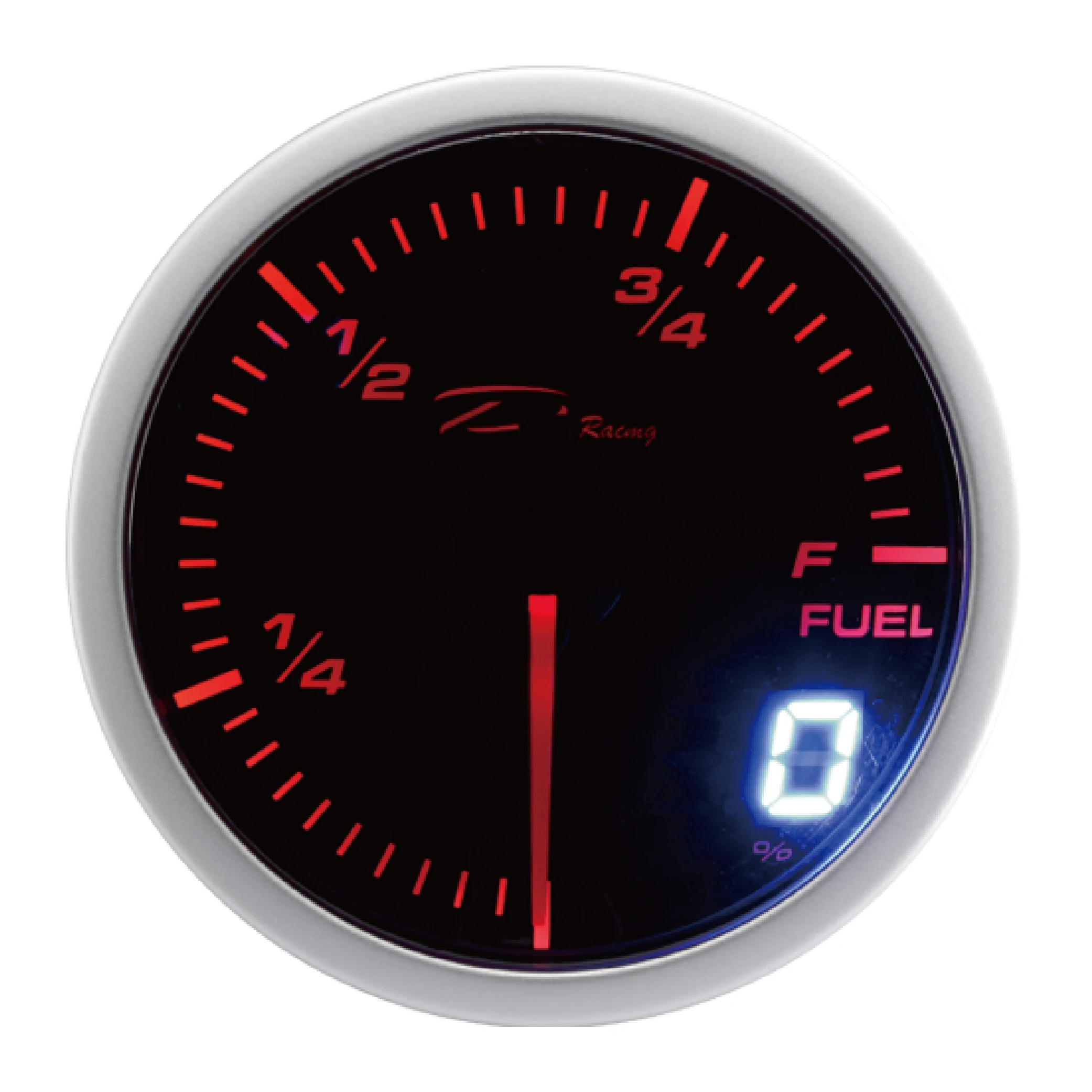 D racing 52mm dual view fuel level gauge for aircraft ultralight