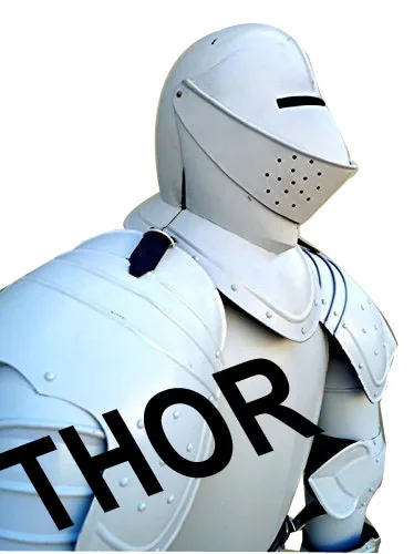 Combat Full Body Armor Suit White Color Knight Wearable Medieval 18 Gauge Steel Suit of Armor Gift