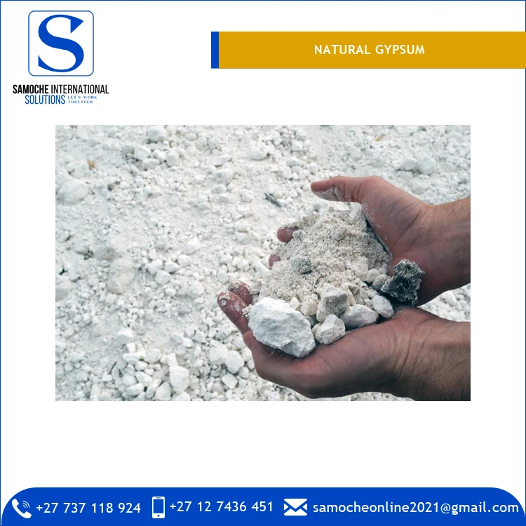  98% сушеный натуральный гипсовый порошок высшего качества для оптовых покупателей