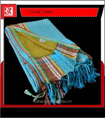 High Quality Woven Pareo Towels 100 % Cotton Striped Design Tassels Hamam Bath Fouta Towel 2023 Custom Print Fouta Towel
