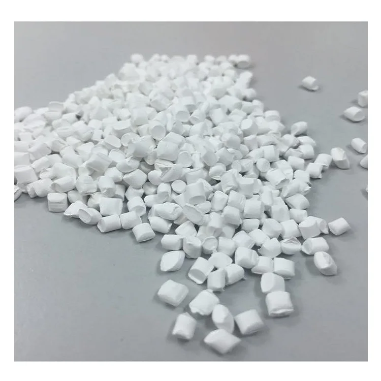 Custom Made 40% TiO2 White Color Plastic Masterbatch