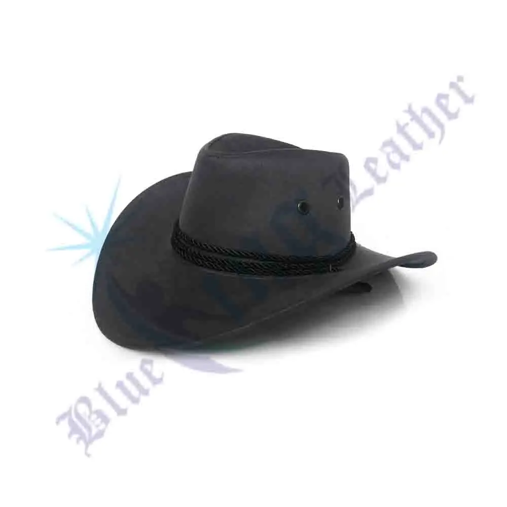 Cowboy hats in leather