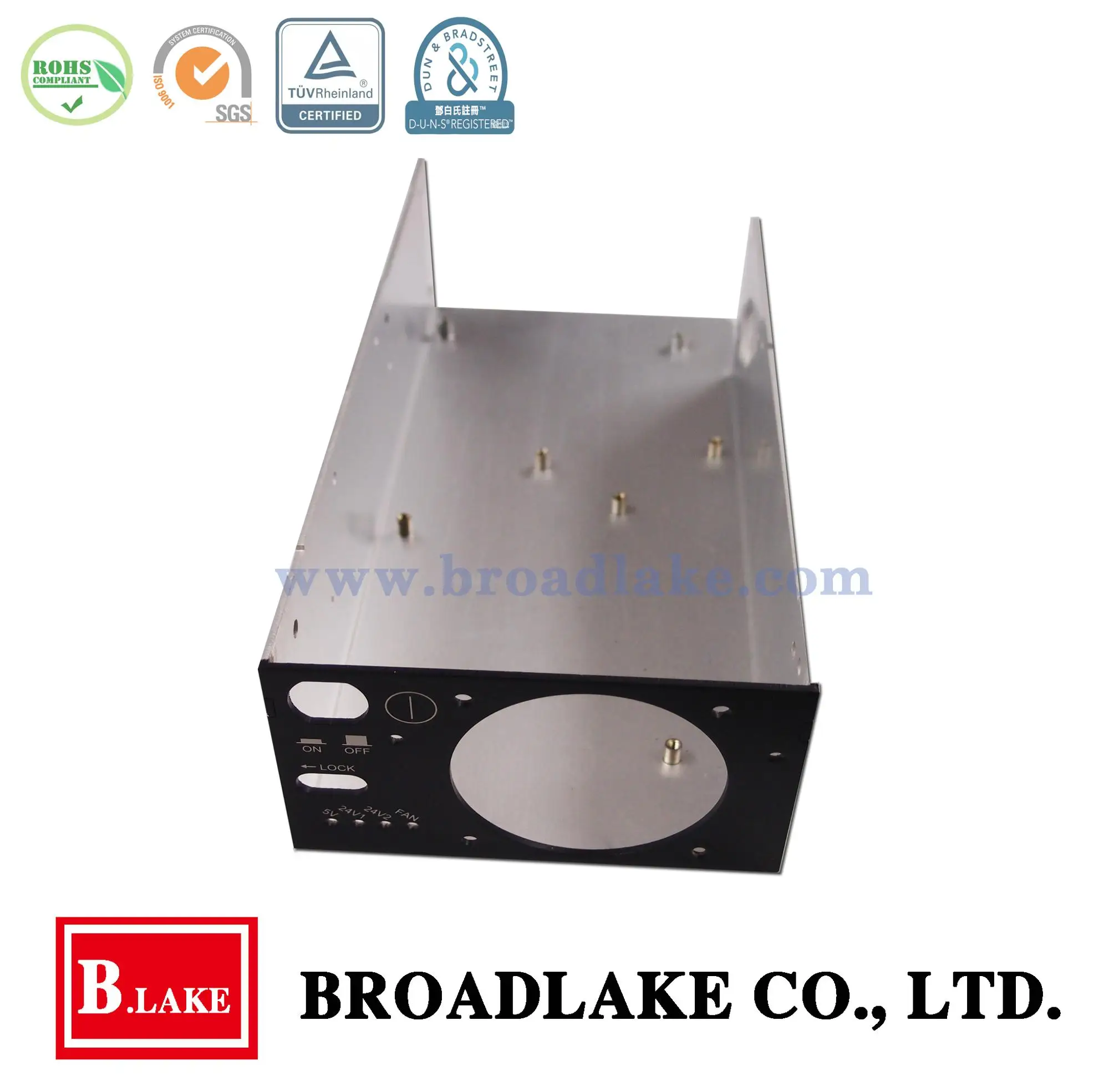 sheet metal enclosure, CRS tin plated case, metal electronic enclosure