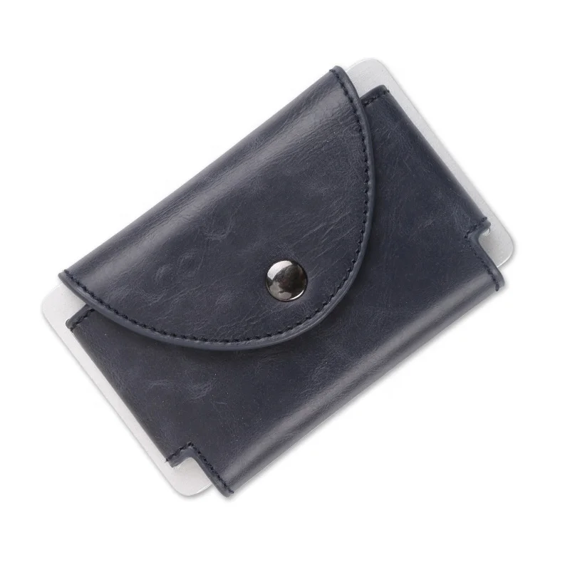 new arrival rfid men business credit card holder with money clip