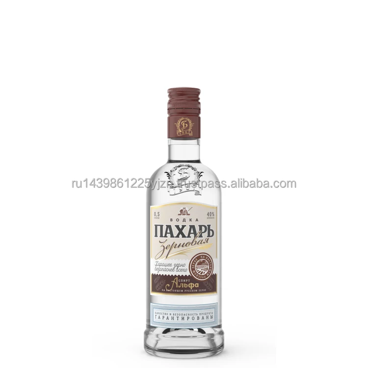 Plowman vodka classic recipe affordable price and attractive design natural raw materials, vodka bottles