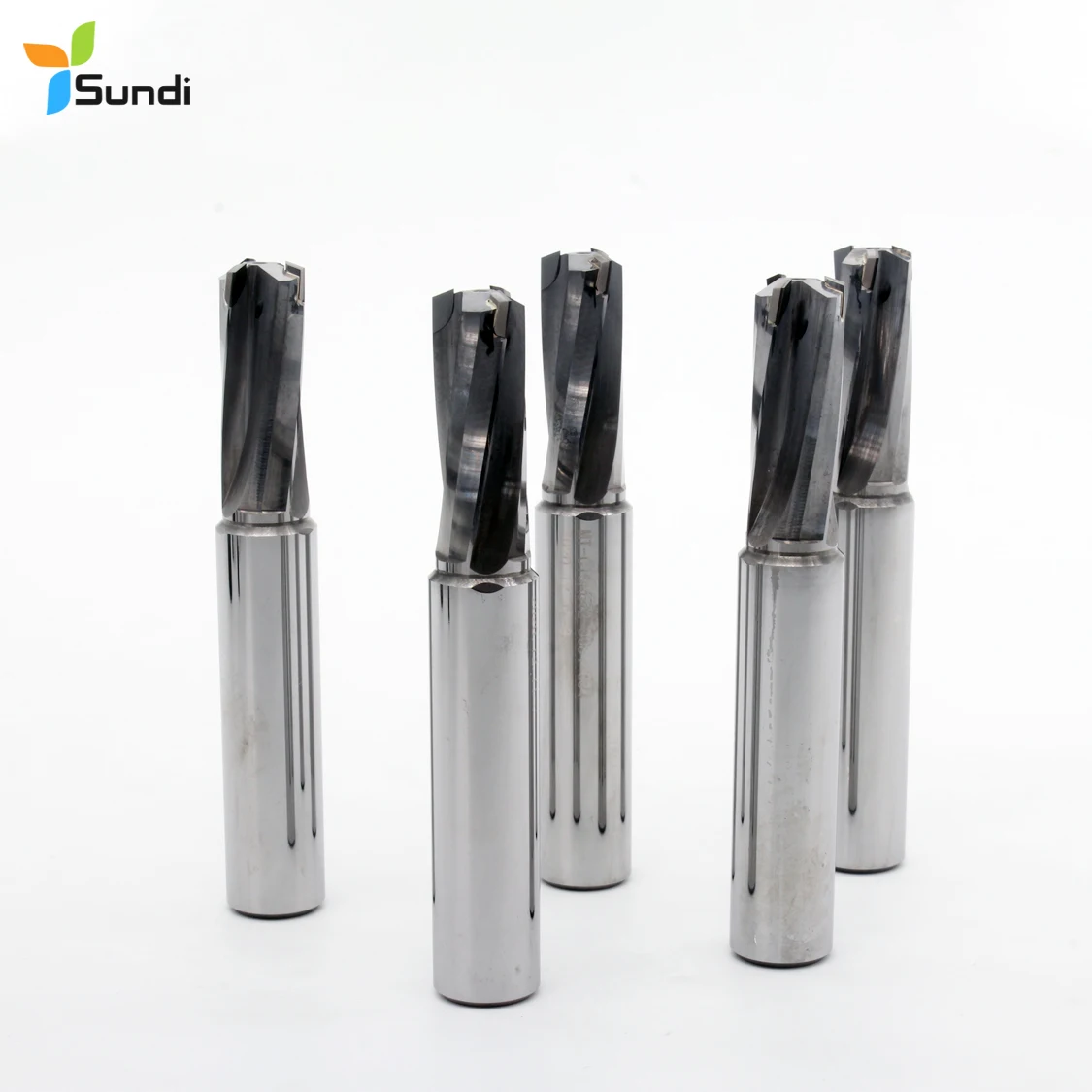 
custom-made great quality taper CNC spiral flute brazed tipped PCD reamers tools 