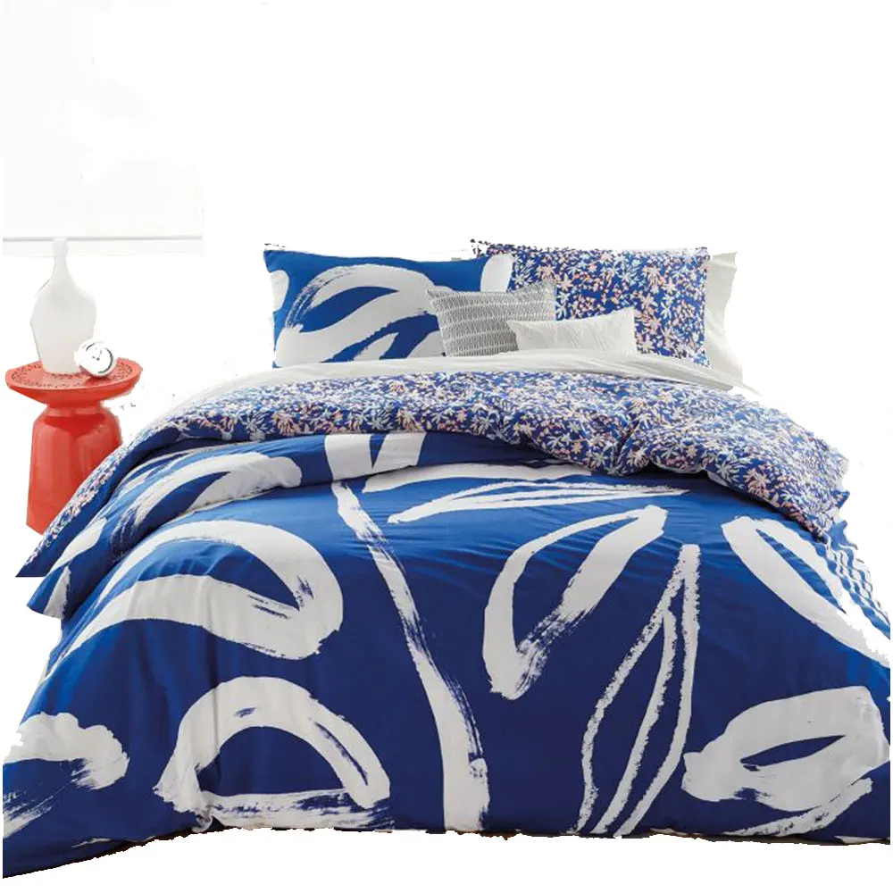 ALLBRIGHT Made Duvet Sateen Fabric Duvet Cover Set Bed Sheet Sets PERCALE T300 100% Cotton OEKO-TEX STANDARD 100 Printed 4 Pcs