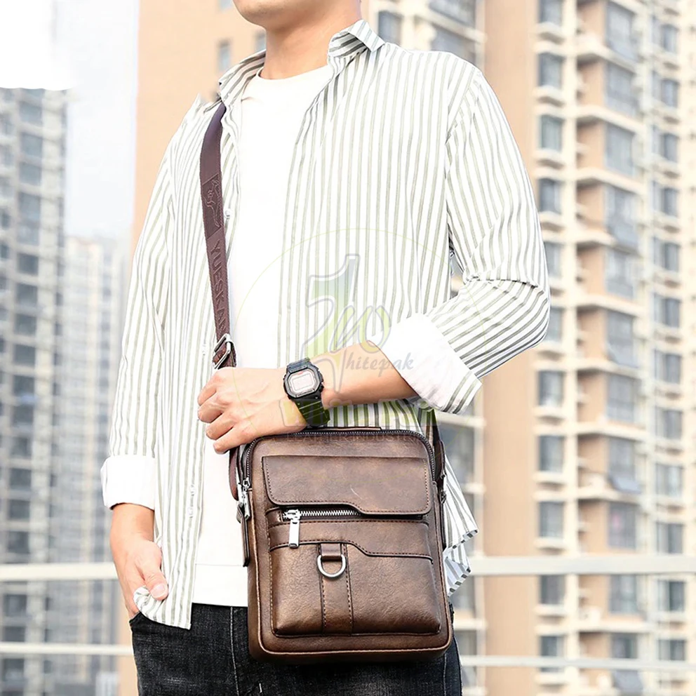 Best Selling Unique Design Genuine Leather Laptop Briefcase Durable Case Cover with Grain Leather PC Material