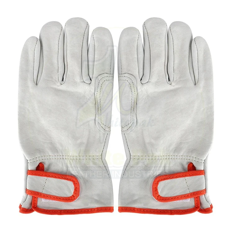 Leather Driver gloves with Straight Thumb Grips Ball & Tape Driver Gloves