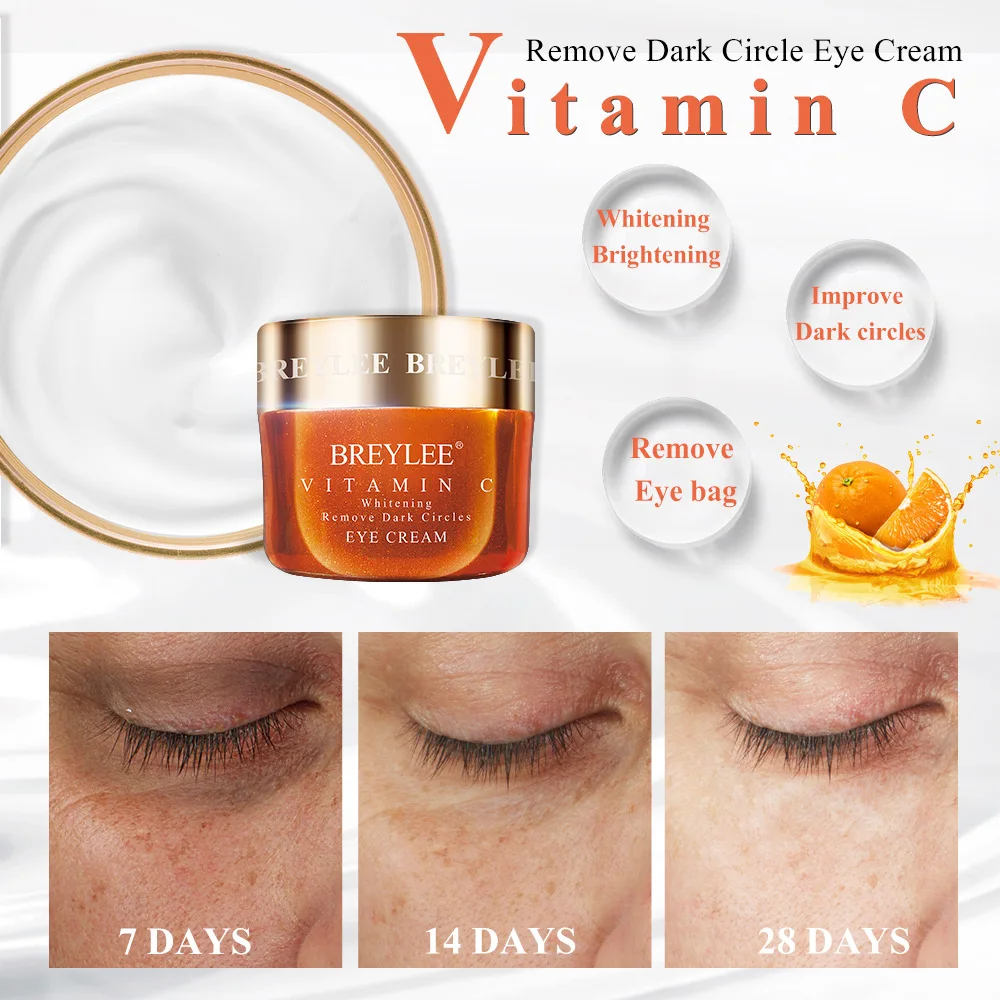 
BREYLEE Eye Perfect Care Anti Aging Anti Wrinkle Hyaluronic Acid Vitamin C Retinol Eye Cream 