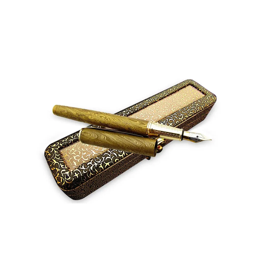 Handmade Damascus Steel Pen Beautiful Comes in gift | Damascus Steel Promotional Office Product Hand Crafted Business Pen
