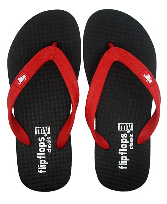 
Beach Walk Slippers Men Flip Flops MR103-Black 