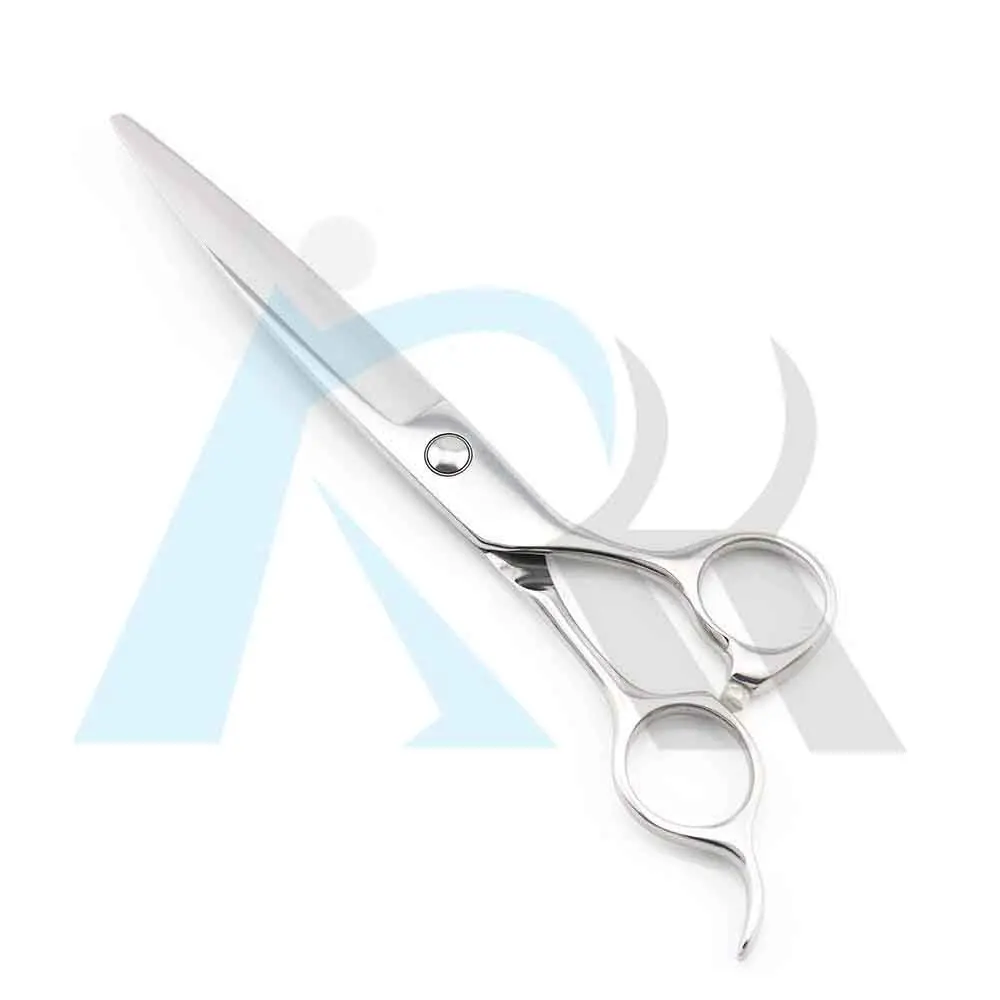Professional Hair Cutting Barber Scissors High Quality 440C Mirror HRC Customized Steel Stainless Logo Style Beauty Surface Pcs