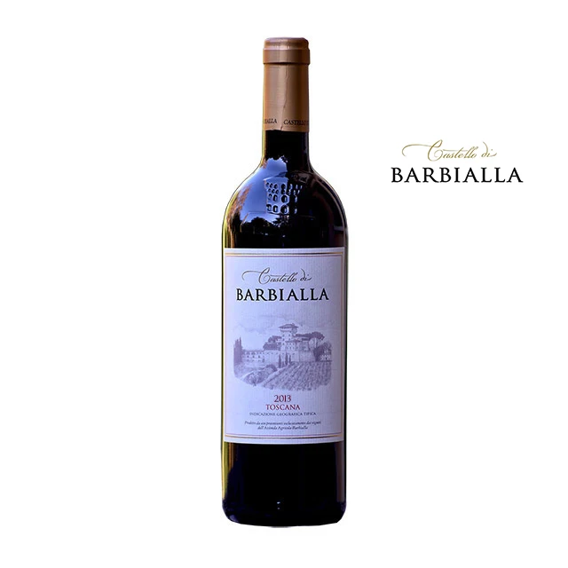 Red wine supertuscan igt sangiovese petit verdot merlot 2013