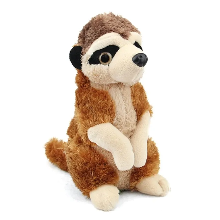 custom simulation stuffed animal skunk weasel mongoose meerkat plush toy