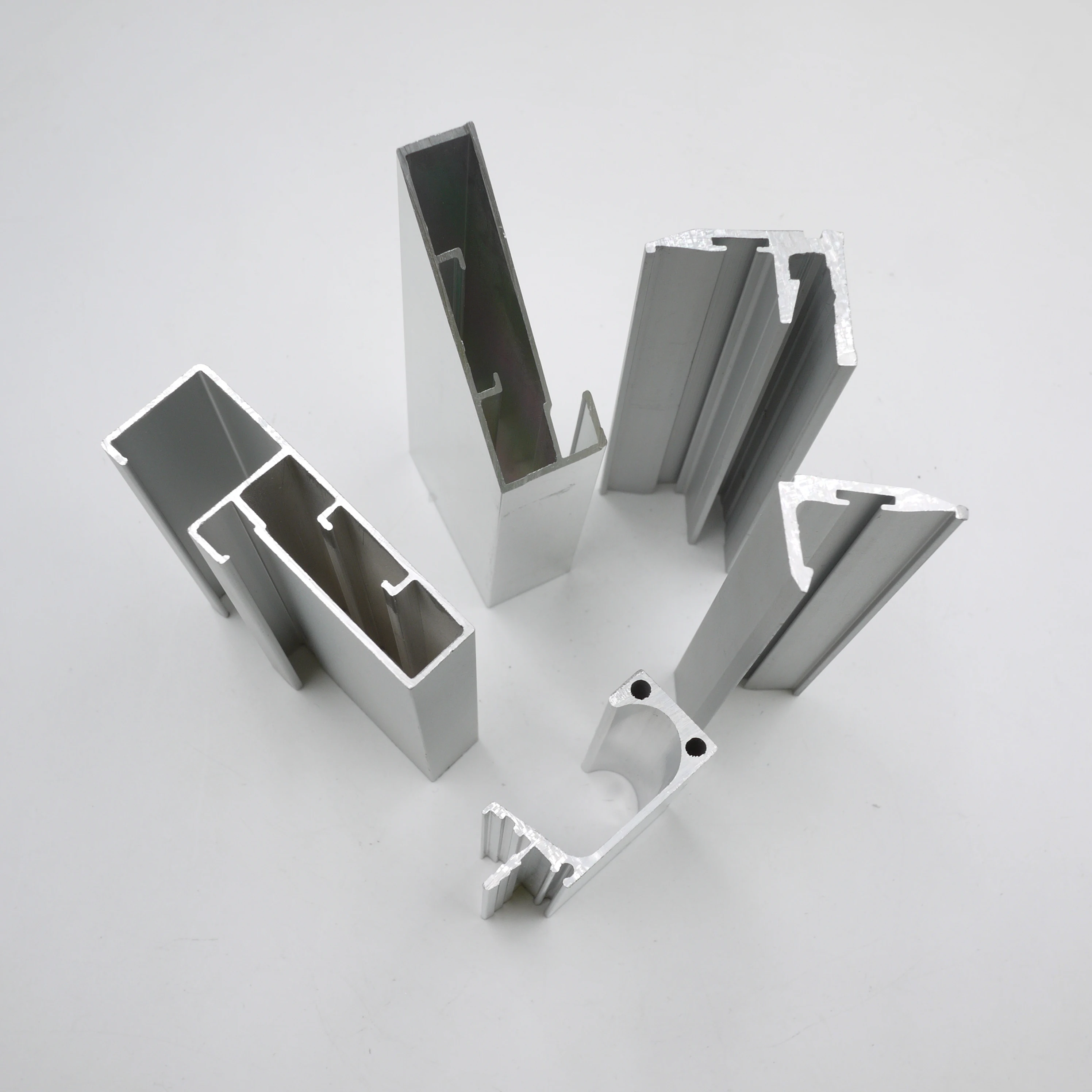 LENWA Directly Factory Matt Silver Aluminium Kitchen Cabinet Door Profiles Frame for India