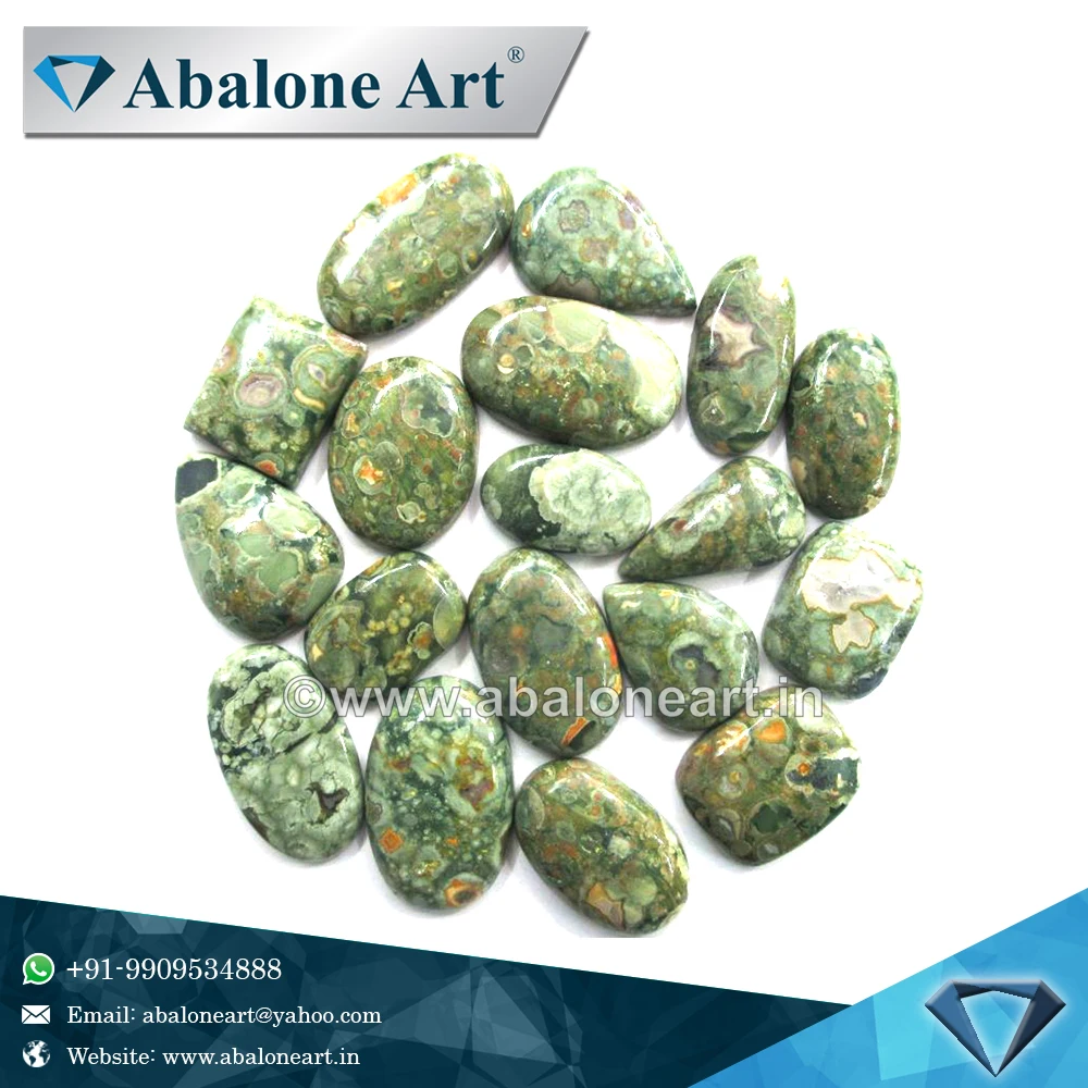  Ушка искусство индийский производитель и поставщик зеленый Опаловый кабошон свободные драгоценные камни для ювелирных украшений рукоделия