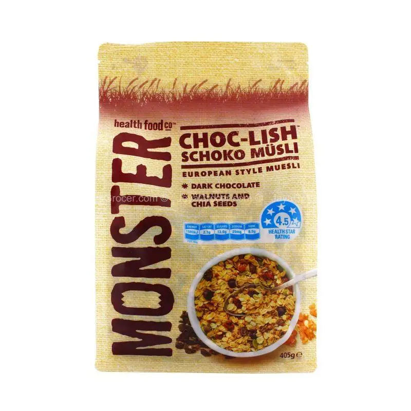 Monster Schoko Musli - European Style Chocolate Muesli Made In Australia 700g