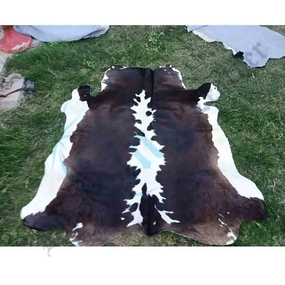 Высококачественный ковер из искусственной черной и белой овчины оптом