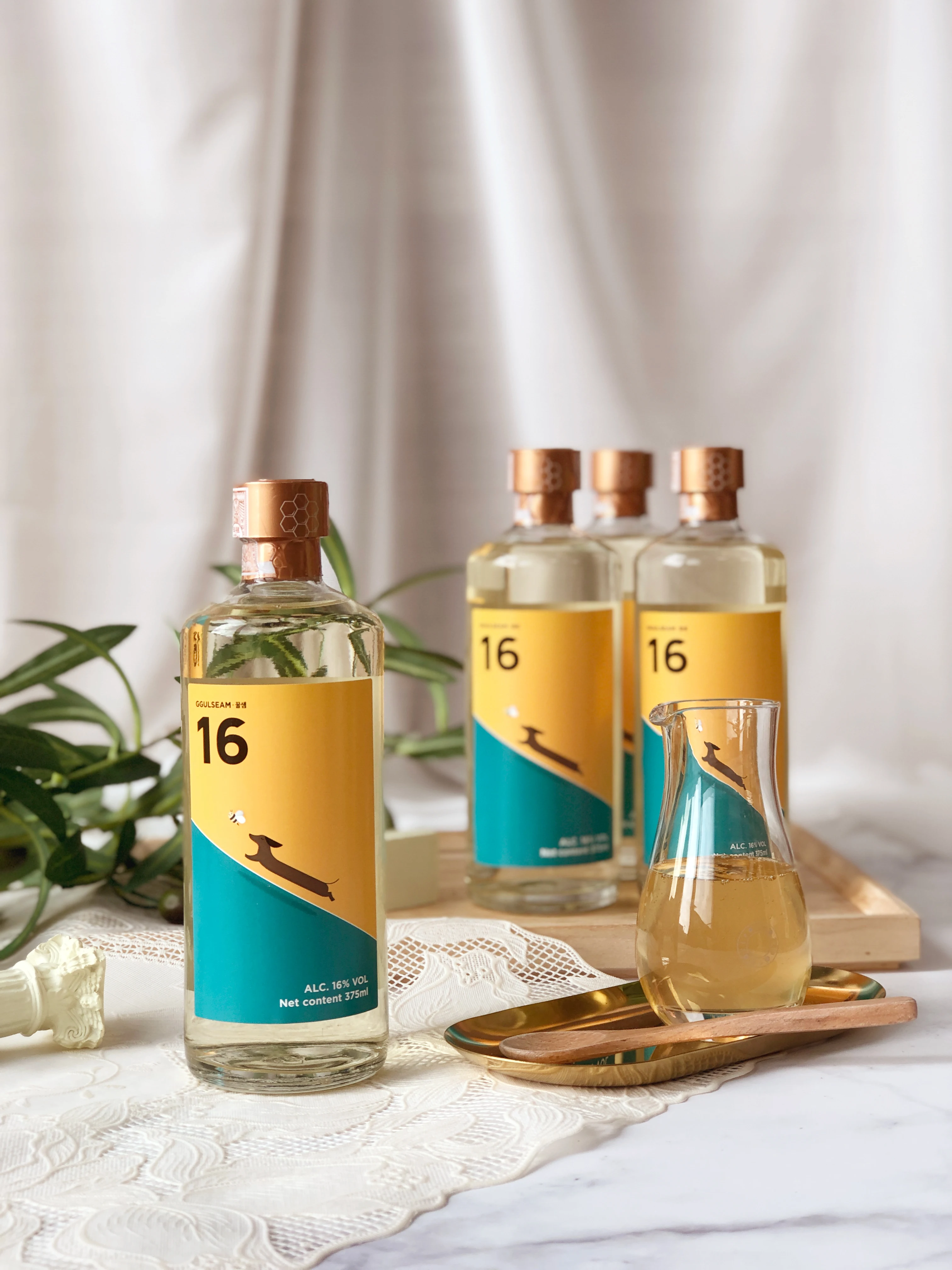 Korean Sweet Flavor Soju Honey and Ginger Soju Kkulseam16