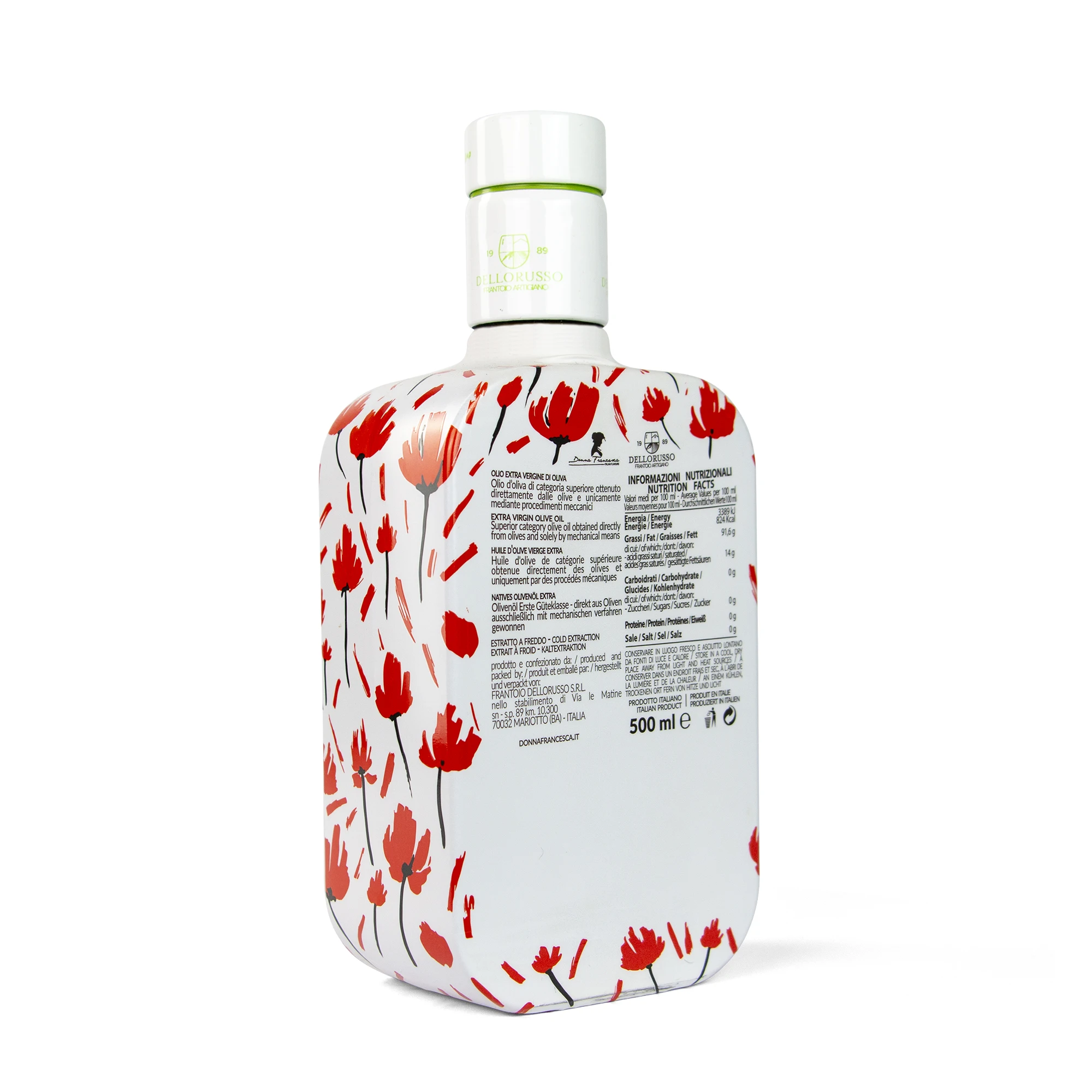 Italian Extra Virgin Olive Oil Poppy Flowers Intensely Fruity