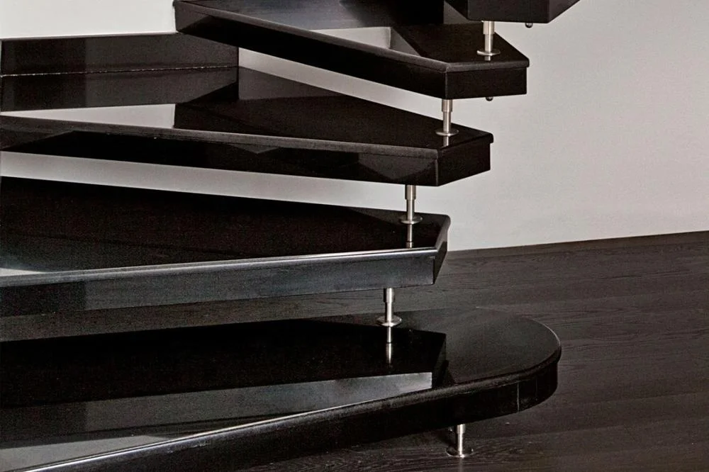 100% Absolute Black Granite Big Slab, Kitchen Top Stairs Countertops Granite for home, office and shopping centers