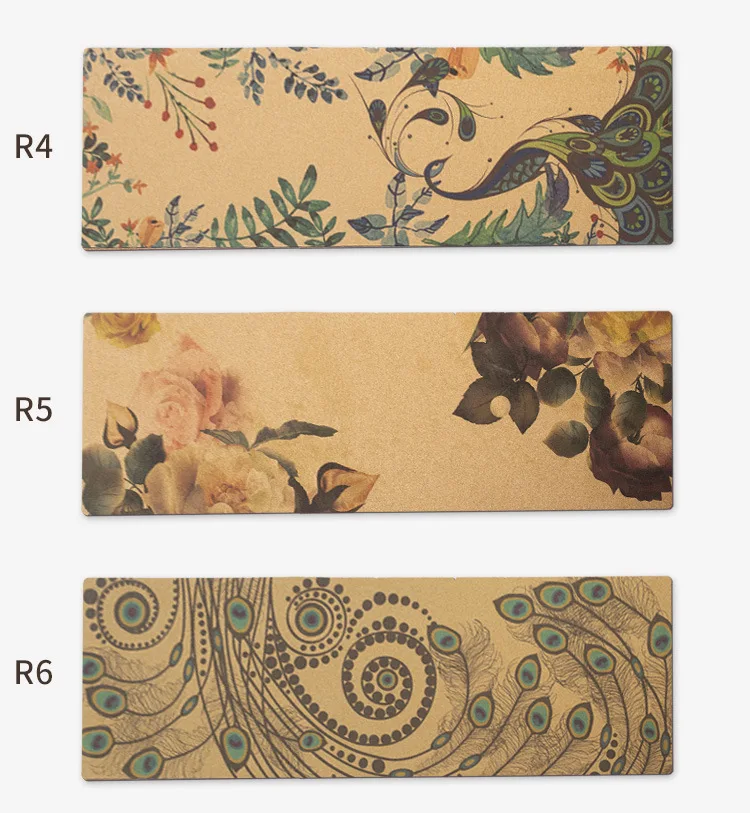 Готовый к отправке эко-коврик для йоги в китайском чернильном стиле, полноцветная печать от производителя